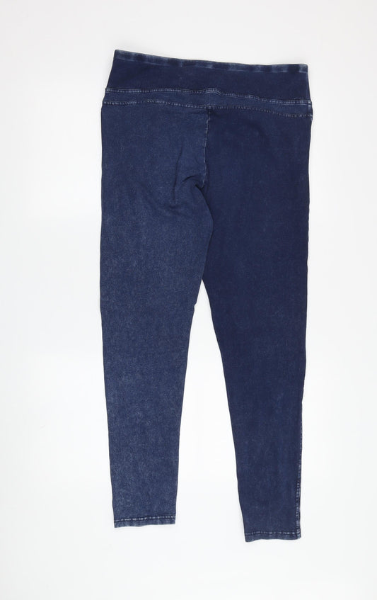 DKNY Women's Blue Jeggings - Size 12, Casual & Comfy