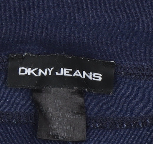DKNY Women's Blue Jeggings - Size 12, Casual & Comfy