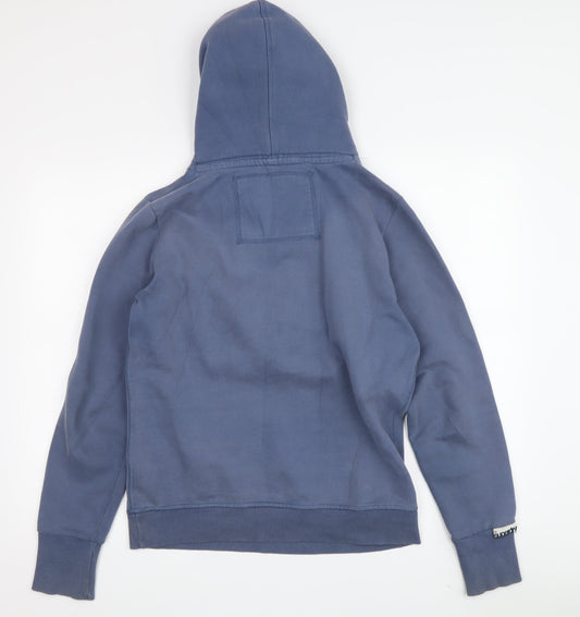 Superdry Women's Blue Pullover Hoodie M Casual