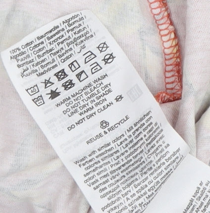 Jack & Jones Men's Orange Tropical T-Shirt, Size S