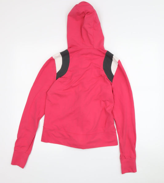 Nike Women's Pink Full Zip Hoodie, Size S