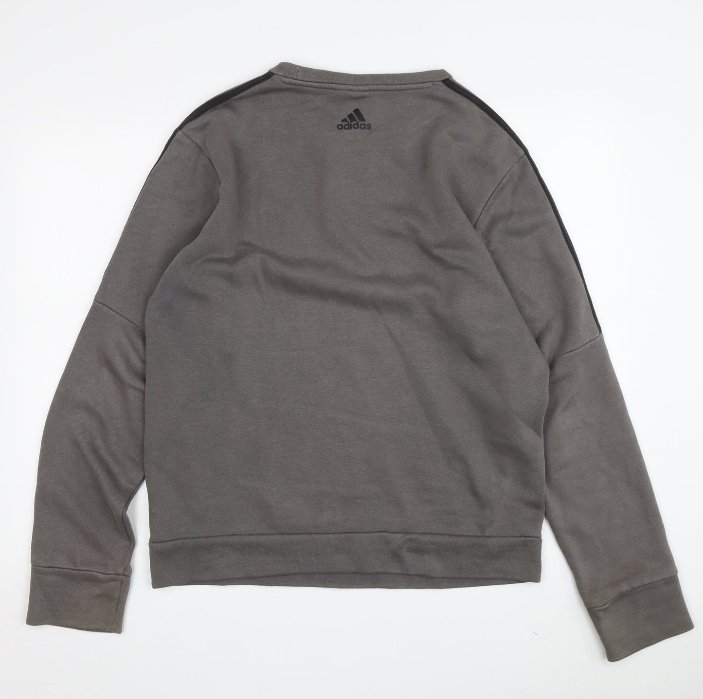 Adidas Men's Grey Pullover Sweatshirt M