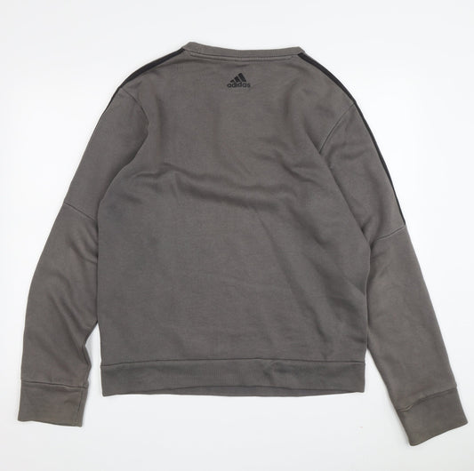 Adidas Men's Grey Pullover Sweatshirt M