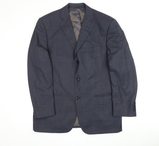 Jaeger Men's Blue Suit Jacket, 42R, Classic Fit