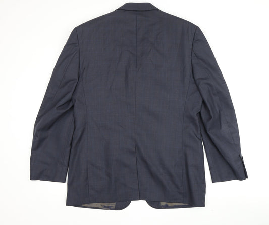 Jaeger Men's Blue Suit Jacket, 42R, Classic Fit