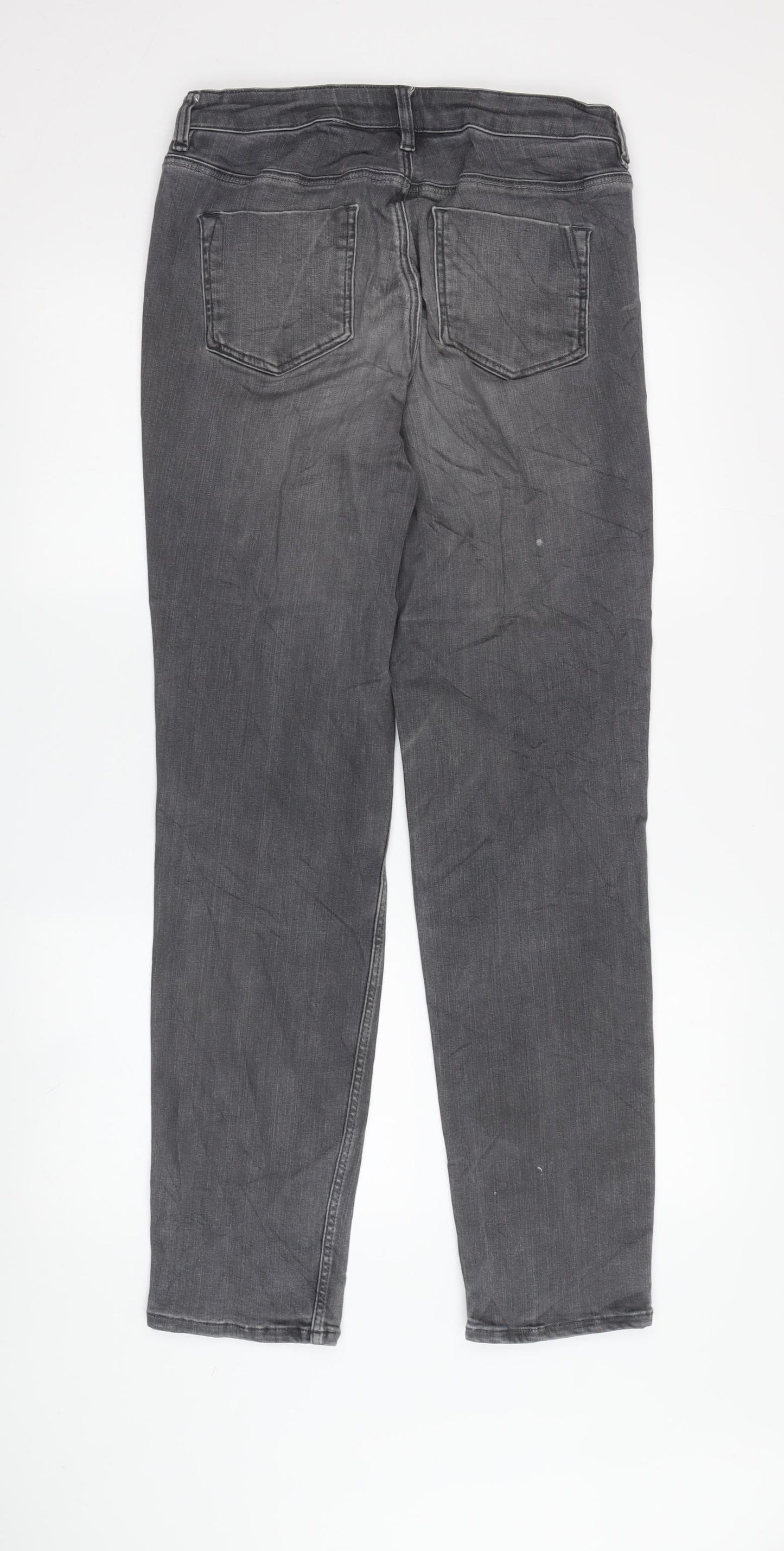 White Label Women's Grey Straight Jeans Size 10