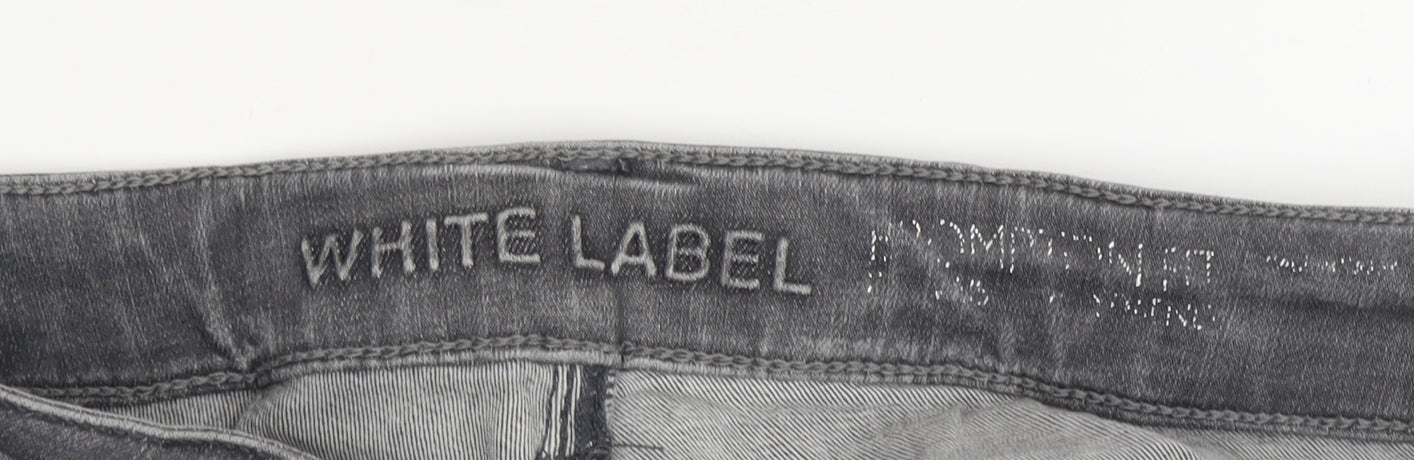 White Label Women's Grey Straight Jeans Size 10