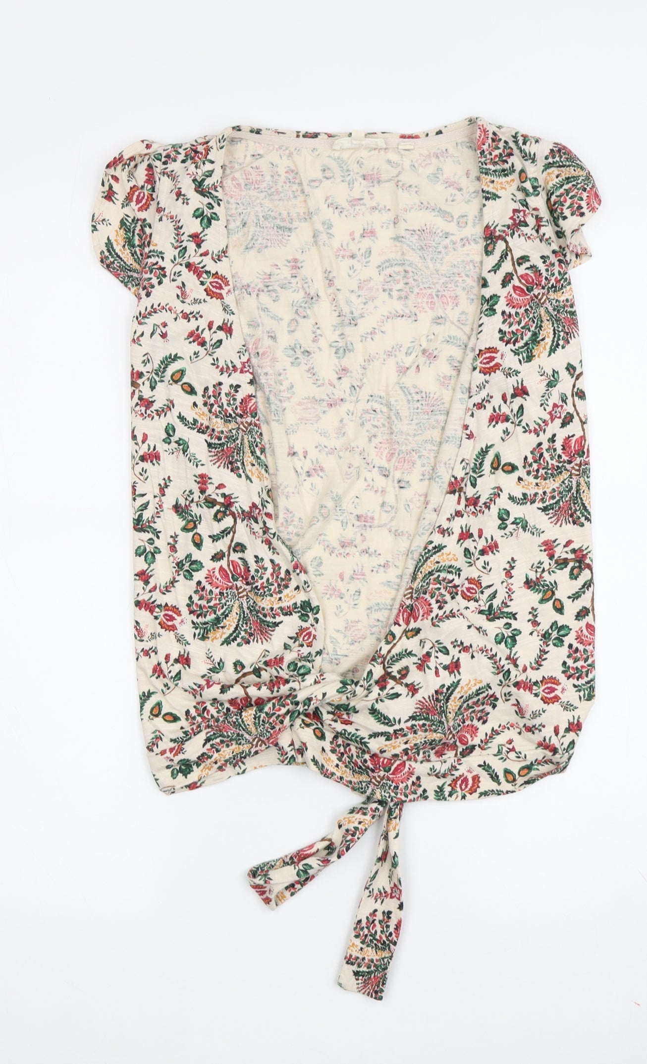Fat Face Women's Floral Blouse - UK 8, Multicoloured Tunic