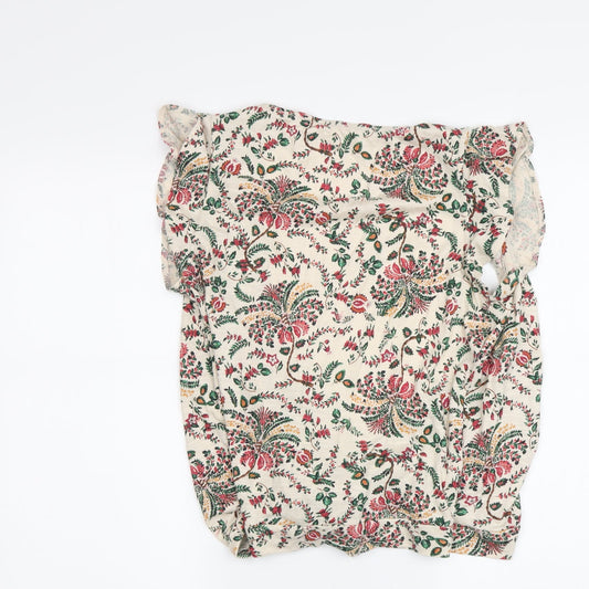 Fat Face Women's Floral Blouse - UK 8, Multicoloured Tunic