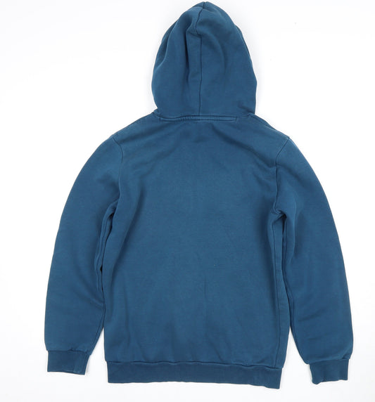 PUMA Men's Blue XS Pullover Hoodie with Logo