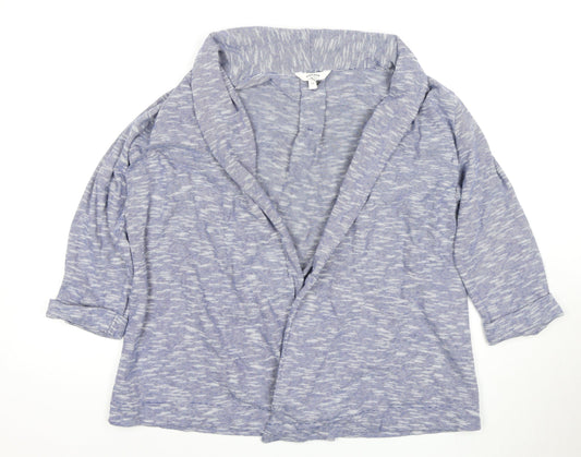 FatFace Women's Blue Collared Cardigan Size 12 Casual