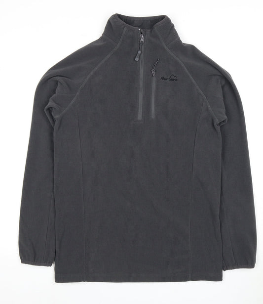 Peter Storm Men's Grey 1/4 Zip Fleece Sweatshirt XS