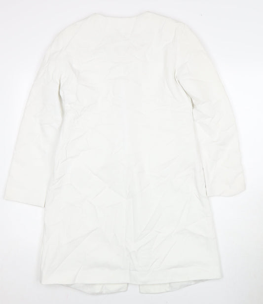 Jaeger Women’s White Mid-Length Coat Size 12