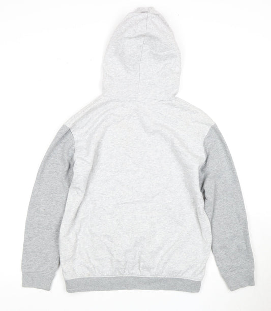 Under Armour Girls Grey Pullover Hoodie Size 10-11 Years