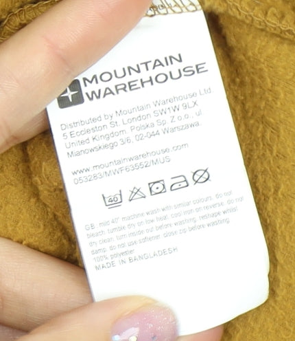 Mountain Warehouse Men's Brown Fleece Pullover XS