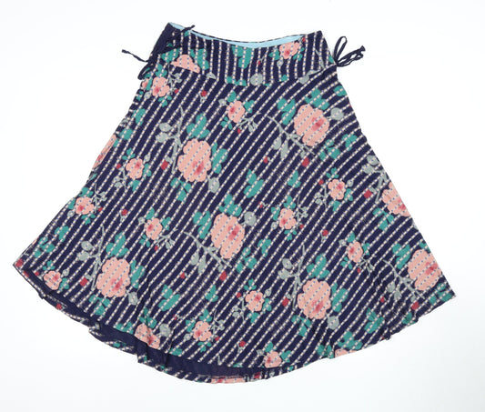 White Stuff Women's Multicoloured A-Line Skirt, Size 10