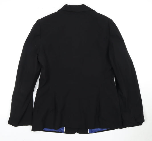 Calvin Klein Women's Black Blazer Size 12 Stretch