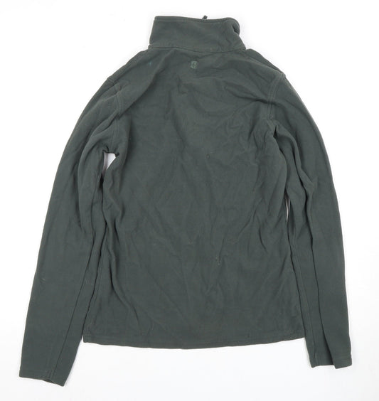 Unisex Adults UK M Regular Mountain Warehouse Green Pullover Sweatshirt