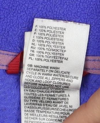 The North Face Women's Purple Fleece Pullover Sweatshirt M