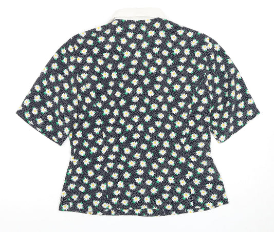 Eastex Women's Multicoloured Floral Blouse Size 8
