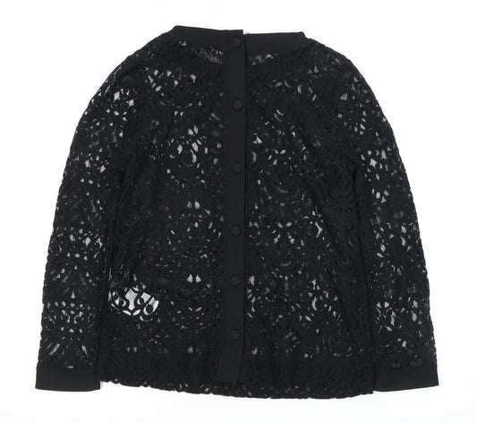 Banana Republic Women's Black Lace Blouse XS
