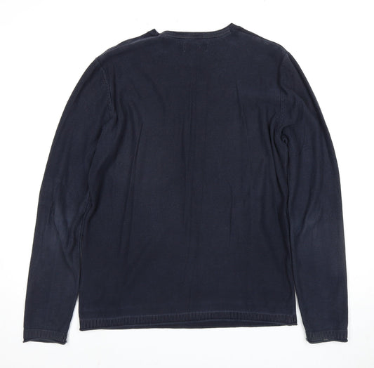 Jack & Jones Men’s Blue Pullover Jumper M