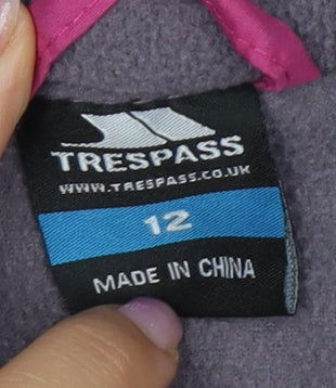 Trespass Women’s Pink Hooded Jacket Size 12