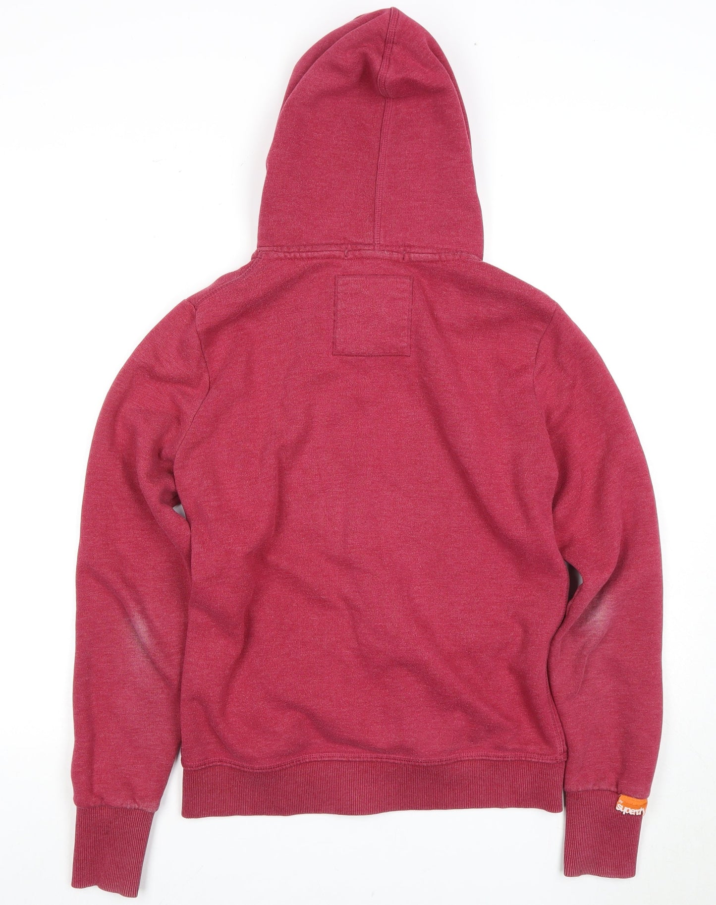Superdry Women's Red Full Zip Hoodie Size M