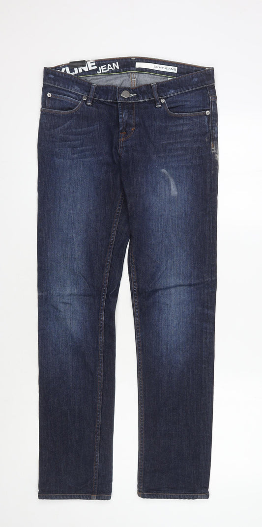 DKNY Men’s Blue Slim Straight Jeans, Size 27