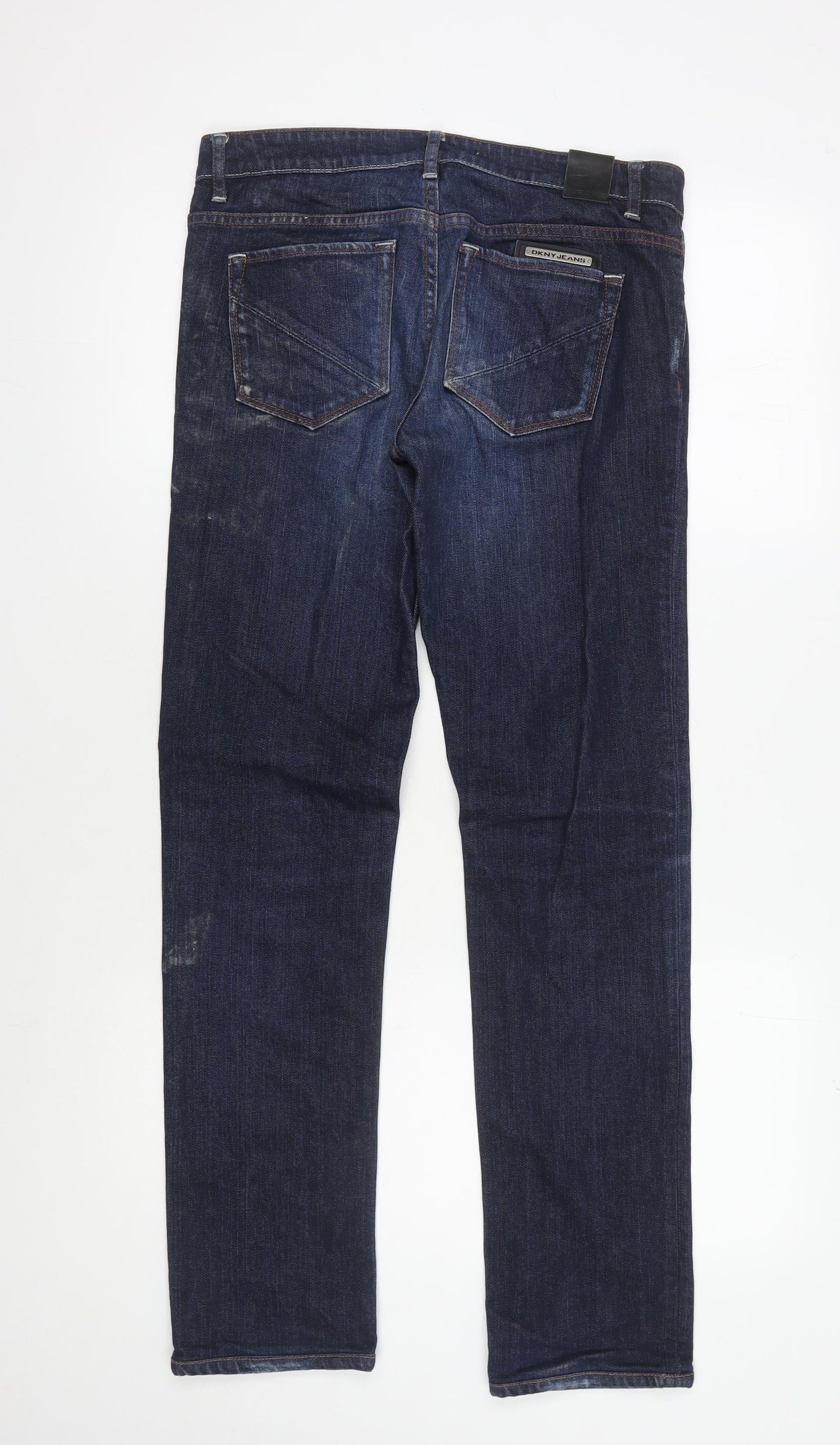 DKNY Men’s Blue Slim Straight Jeans, Size 27