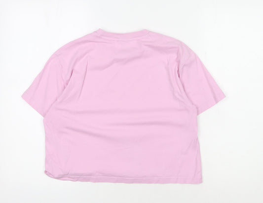 Puma Teens Pink XL T-Shirt, Relaxed Fit
