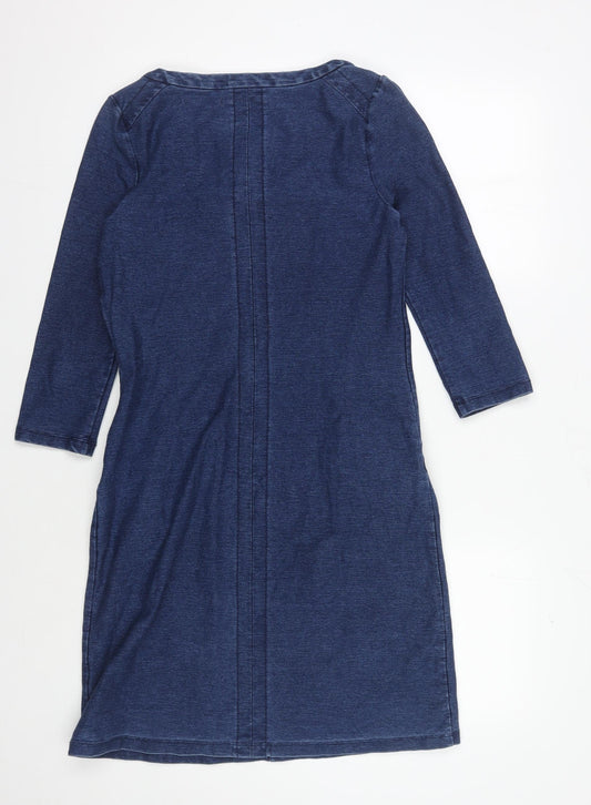 Boden Women's Blue Denim Dress - Size Unknown