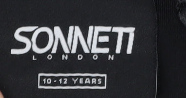 Additional view of Sonneti boys’ black pullover hoodie 10-12 years