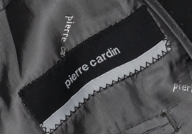 Pierre Cardin Men's Black Cotton Coat - M