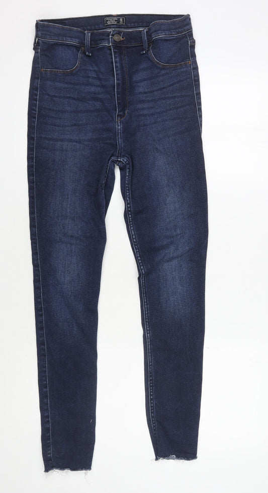 Abercrombie Men’s Blue Skinny Jeans Size 30 Dark Wash