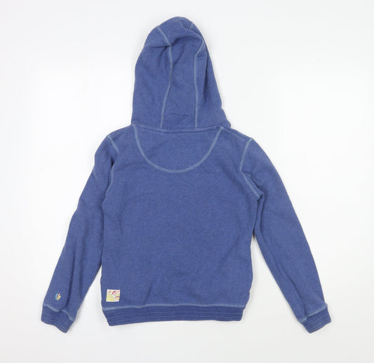 FatFace Boys Blue Hoodie 8-9 Years Roller Skate Print