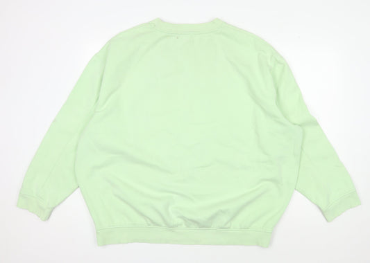 Calvin Klein Men's Green Pullover Sweatshirt L