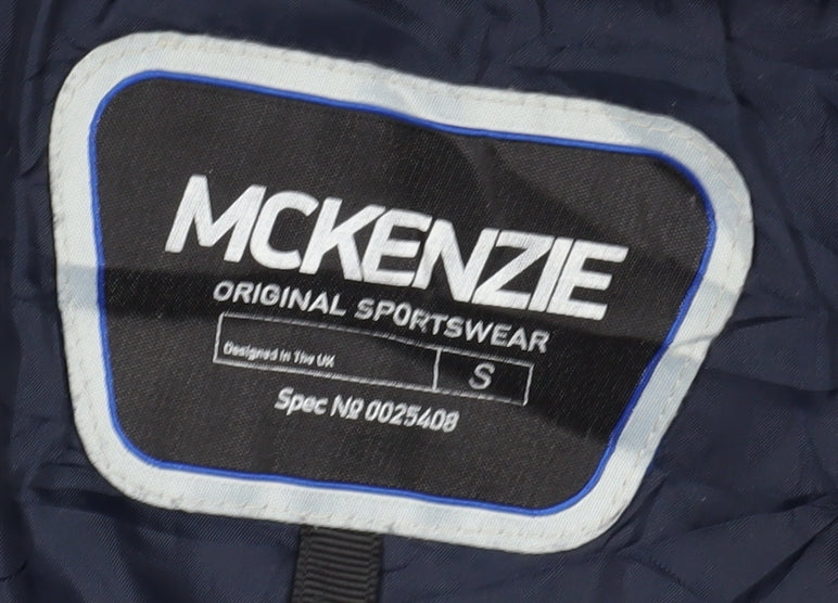 McKenzie Men's Blue Hooded Puffer Jacket Sz S