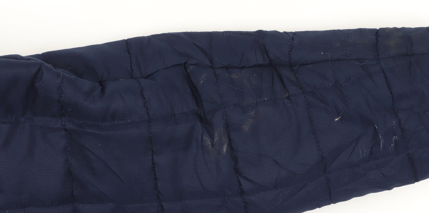 McKenzie Men's Blue Hooded Puffer Jacket Sz S