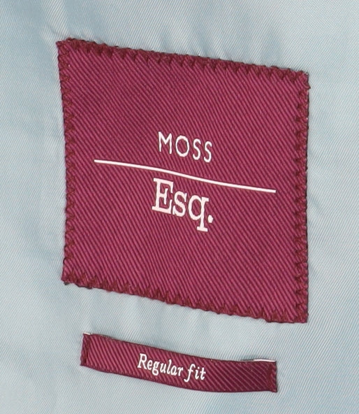 Moss Esq. Men's Grey Suit Jacket, Size 42, Regular Fit