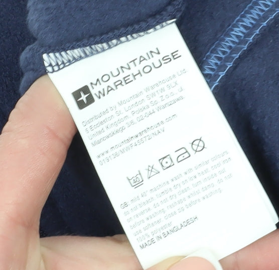 Mountain Warehouse Women's Blue Fleece Pullover Sweatshirt M
