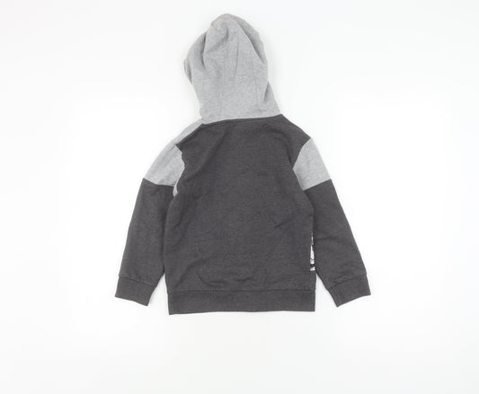Marvel Boys Grey Spider-Man Hoodie 5-6 Years Full Zip