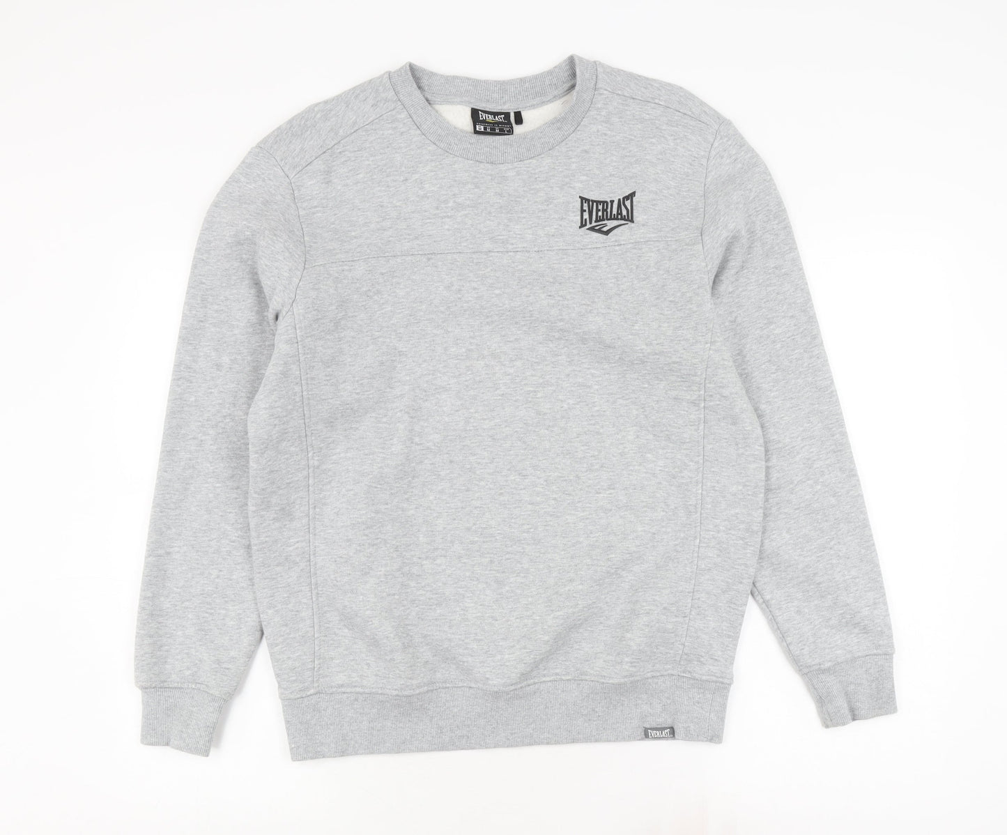 Everlast Men's Grey Pullover Logo Sweatshirt M