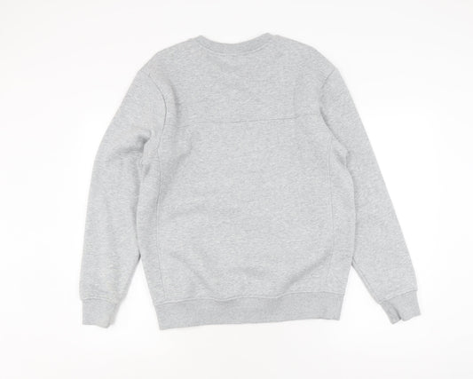 Everlast Men's Grey Pullover Logo Sweatshirt M