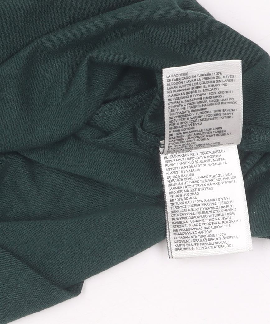 Superdry Women's Green Polo Shirt S Collared Casual
