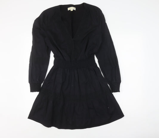 Michael Kors Women Black Short A-Line Dress M