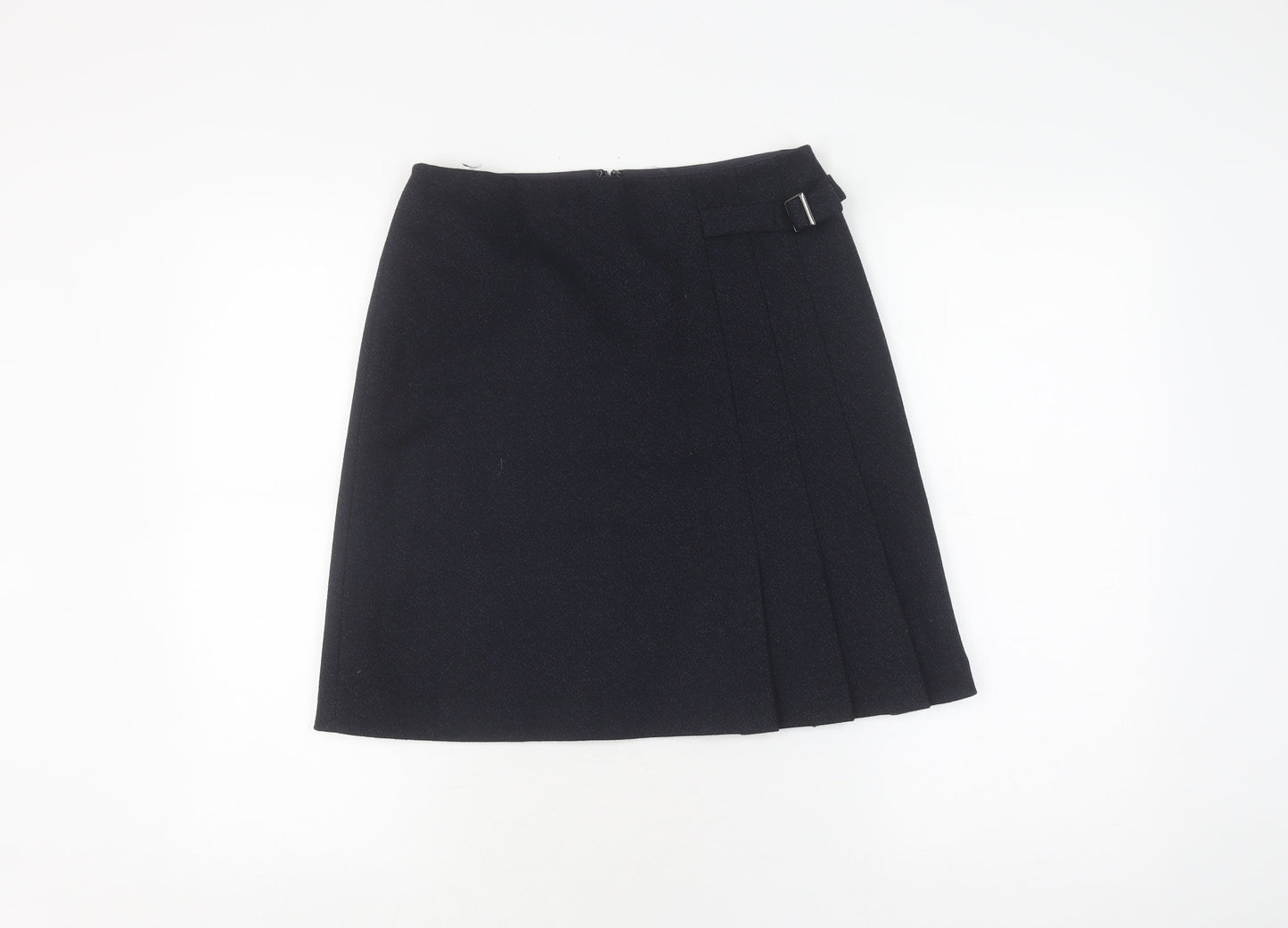 Hobbs Women’s Black Pleated Knee Length Skirt Size 8
