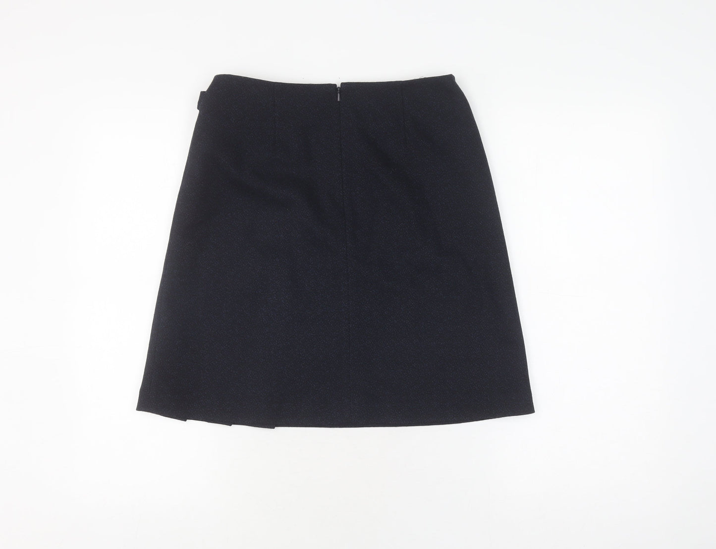 Hobbs Women’s Black Pleated Knee Length Skirt Size 8