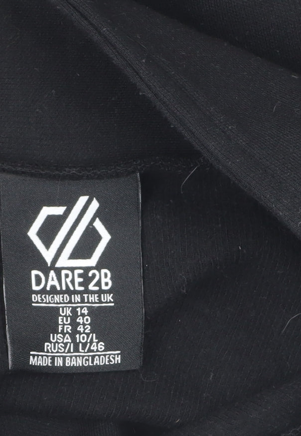 Dare 2b Women's Black Full Zip Sweatshirt, Size 14
