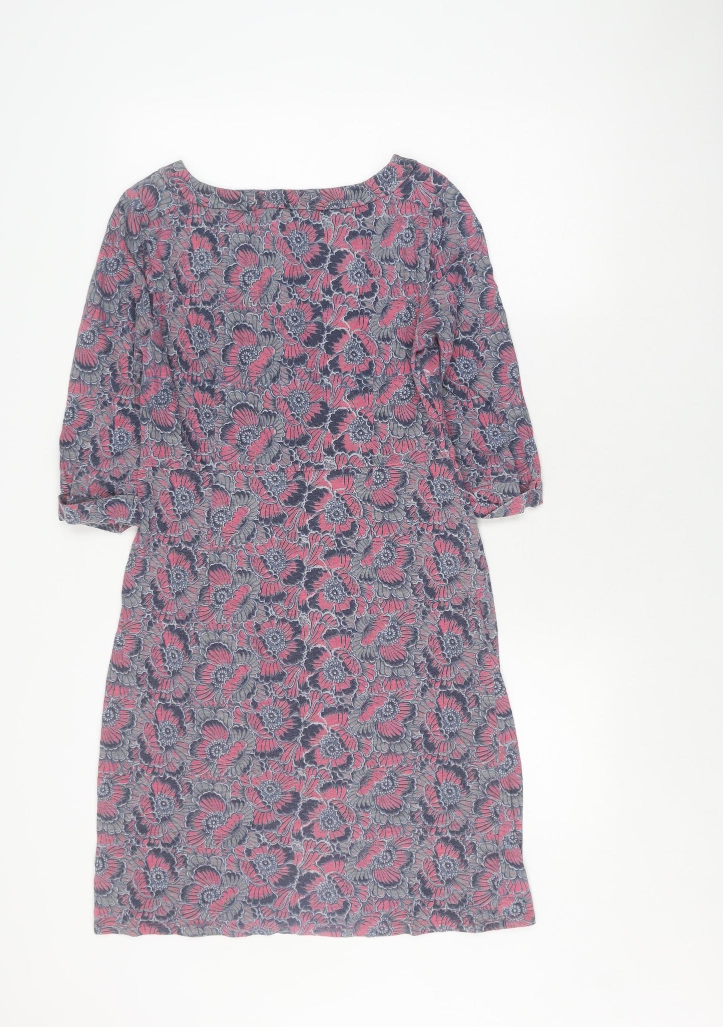 White Stuff Women's Multicoloured Floral Dress Size 8